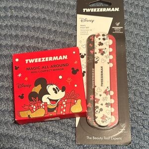 Tweezerman Disney Nail File Set with Mirror - Mickey and Minnie